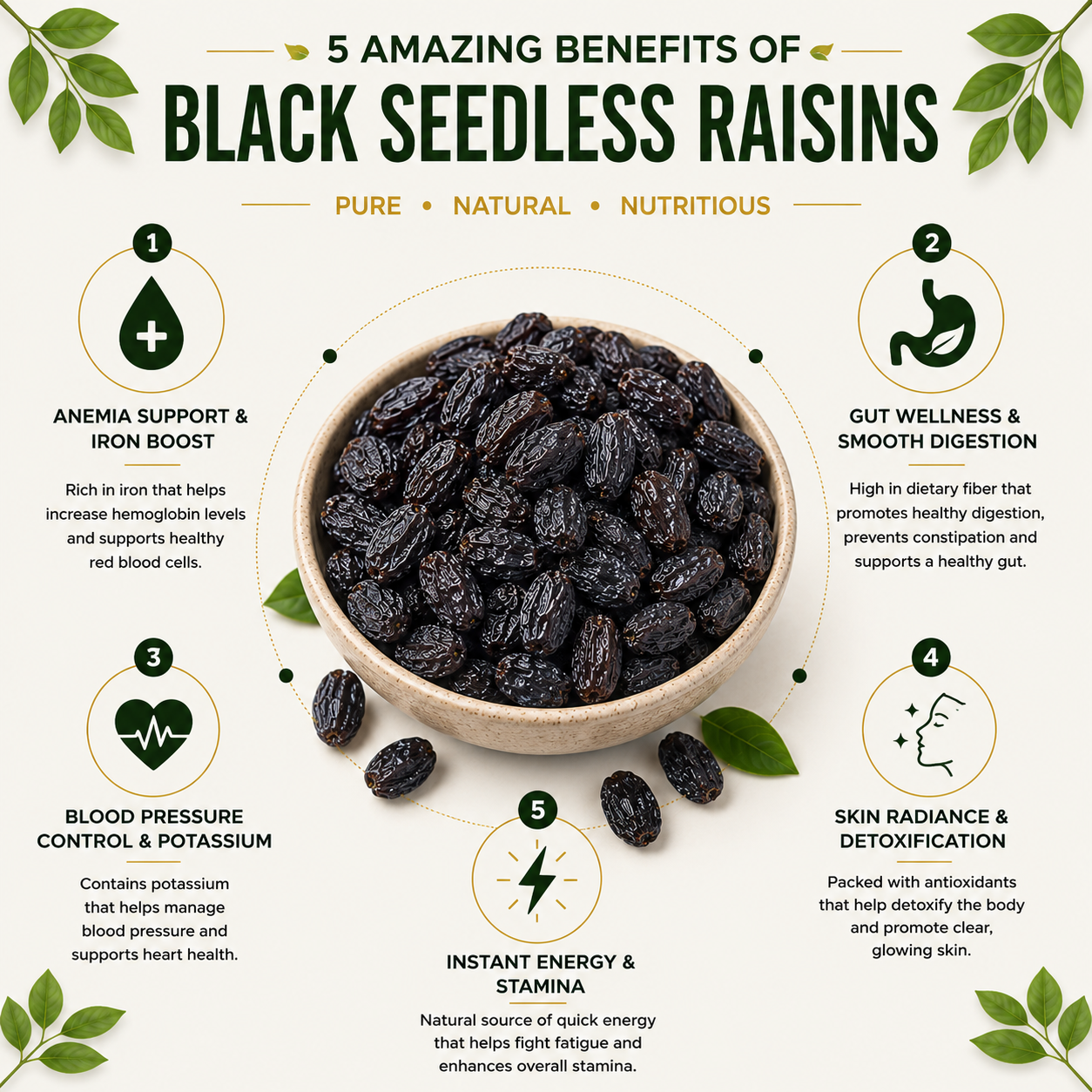 Black Seedless Raisins 3
