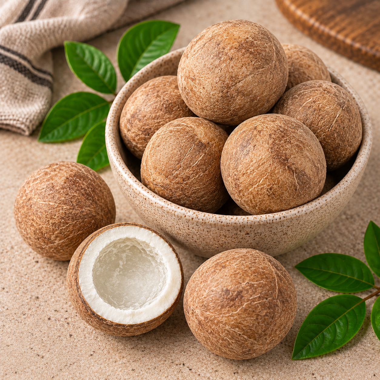 Dried coconut balls 2