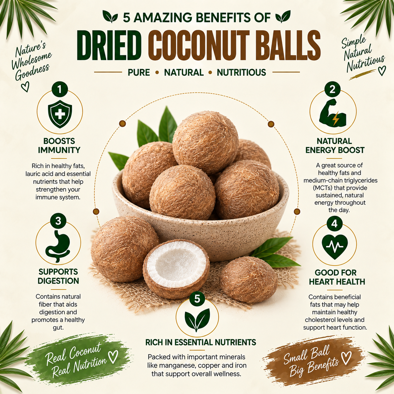 Dried coconut balls 3