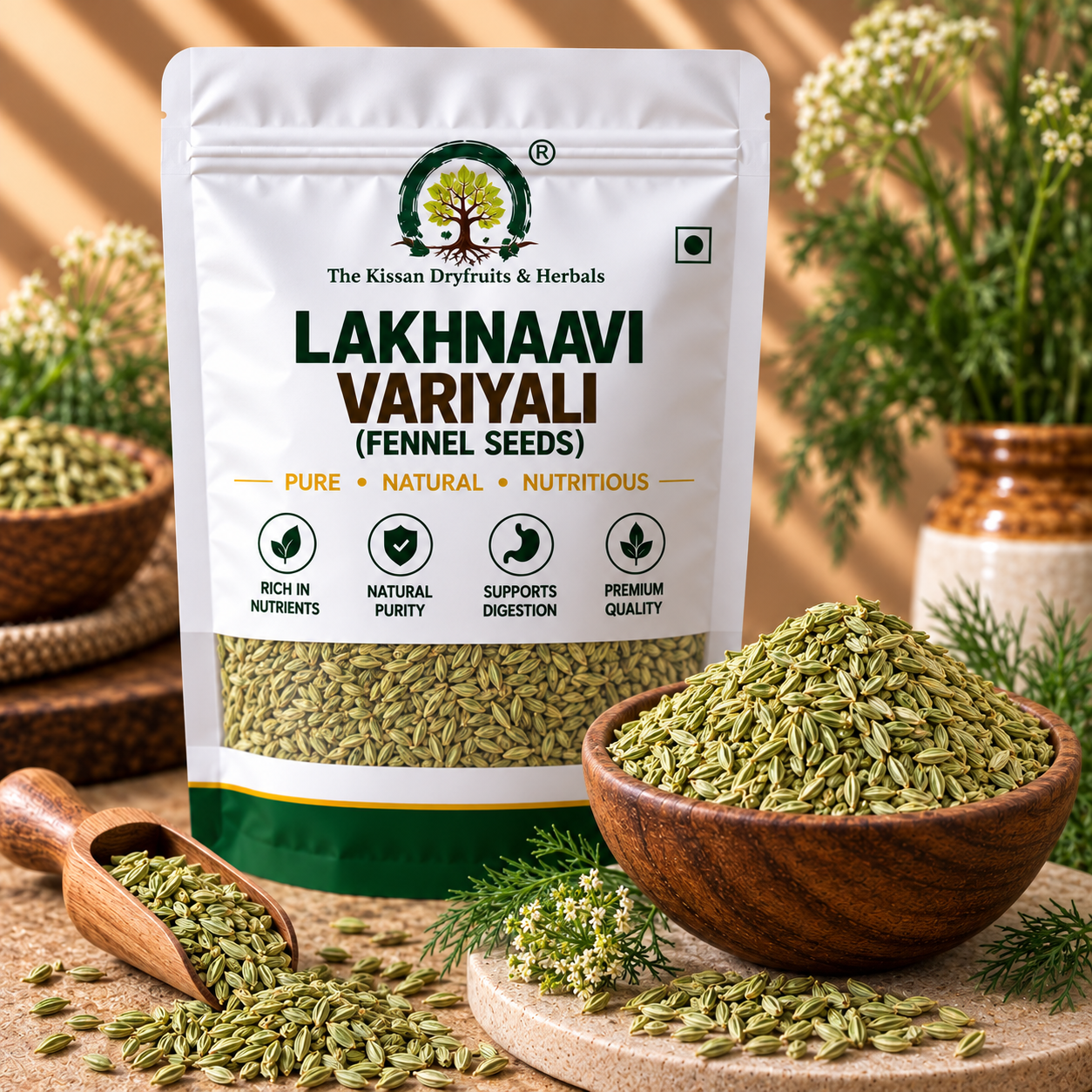 Lakhnaavi Variyali (Fennel Seeds)-1