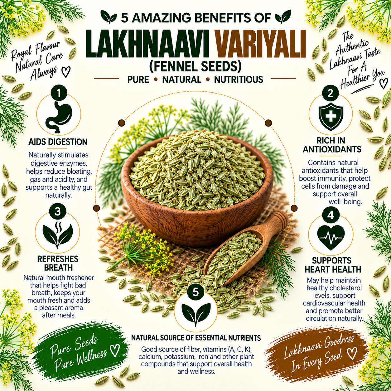 Lakhnaavi Variyali (Fennel Seeds)-3