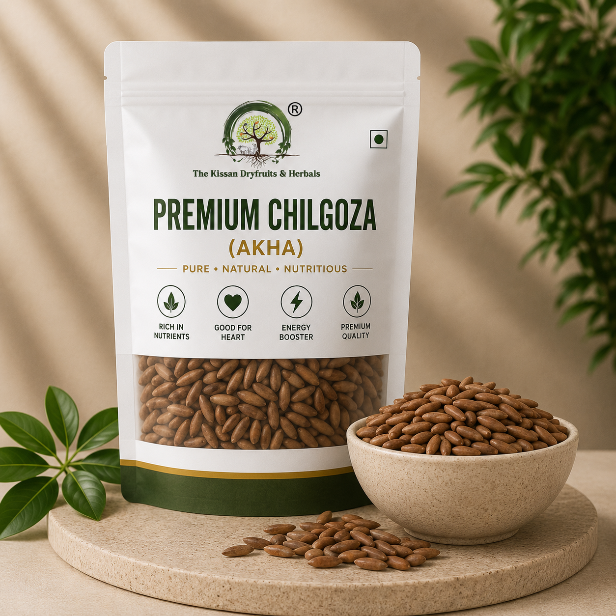 Premium Chilgoza (Akha) 1