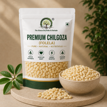 Premium Shelled Chilgoza Pine Nuts (Folela) (100g)
