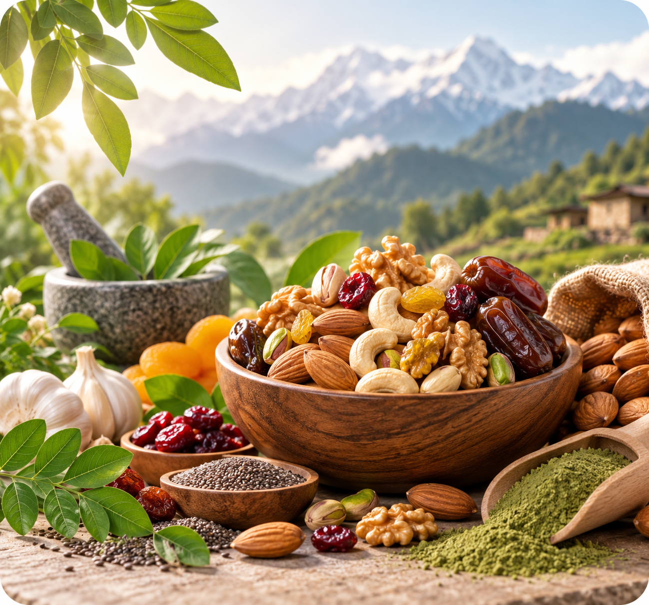 Pure Himalayan Herbs and Fruits