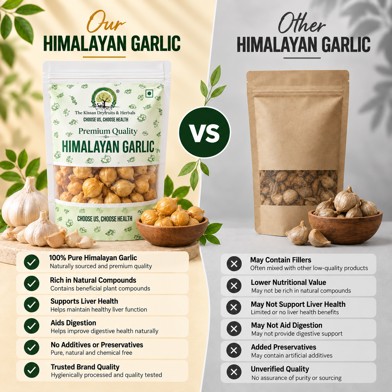 comp Premium Quality Himalayan Garlic