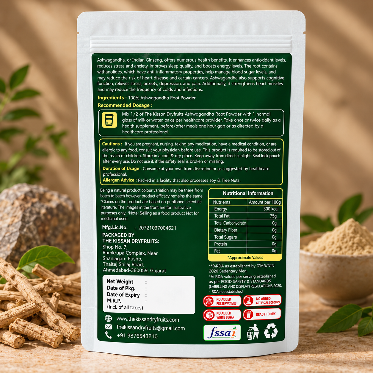 detail Ashwagandha Root Powder