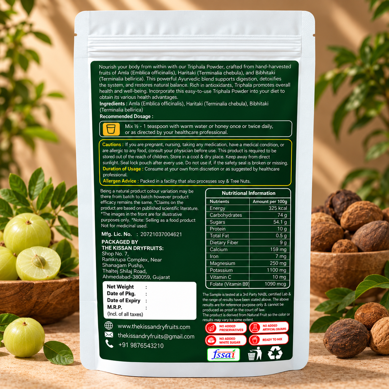 detail Triphala Powder